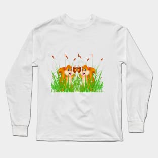 Character Pattern Design Long Sleeve T-Shirt